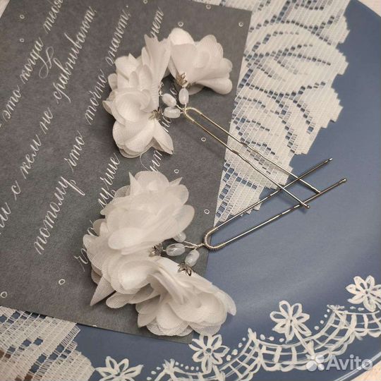 Свадебные украшения в волосы, для невесты