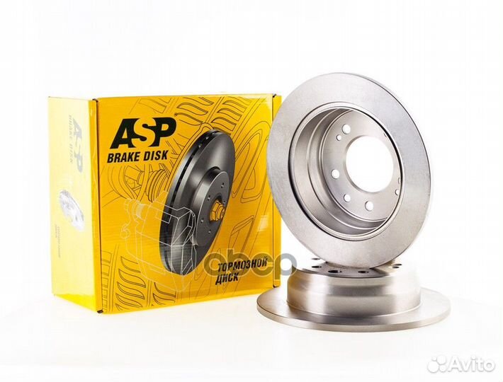 Диск тормозной зад 290223 ASP