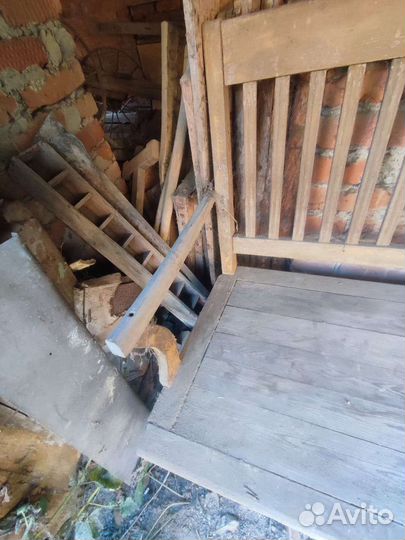 Скамья винтажная 