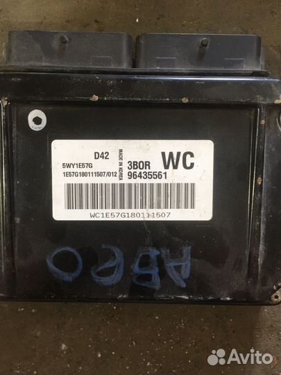 Chevrolet aveo т250 эбу