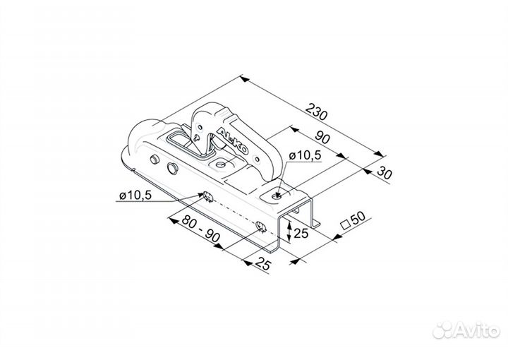Замковое устройство (квадрат #50)