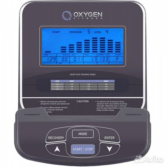 Эллиптический тренажер oxygen fitness EX-54 HRC