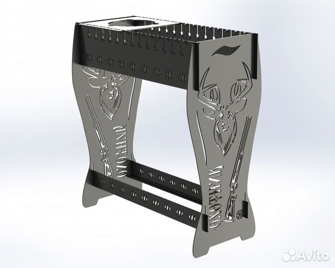 Мангалы стационарные дизайнерские разборные