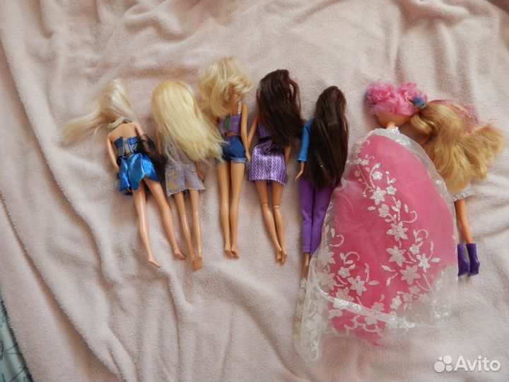 Пакет, лот кукол 28 шт