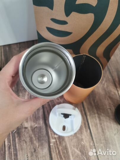 Термокружка starbucks с чехлом