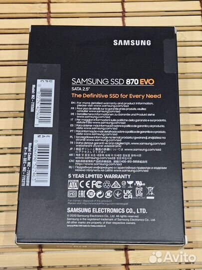 Ssd Samsung 870 evo 500gb