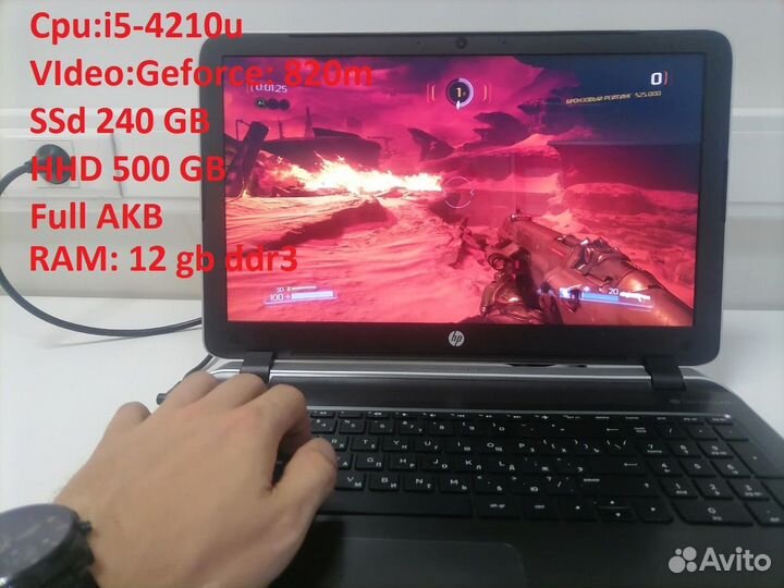 Ноутбук 12gb ram/Новый SSD/Игры/Фильмы/Гарнтия
