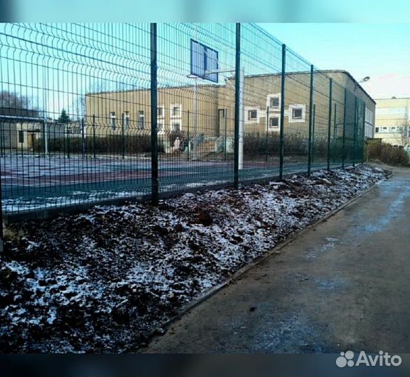 Забор из 3д сетки