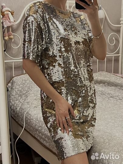 Платье футболка bershka