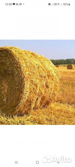 Солома в рулонах и мешках