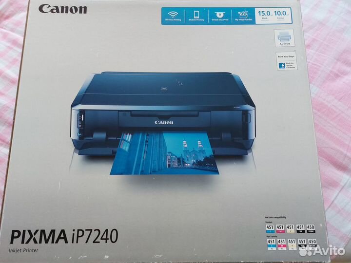 Принтер цветной Canon Pixma ip7240