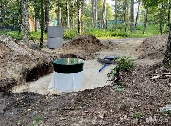 Установка септика под ключ