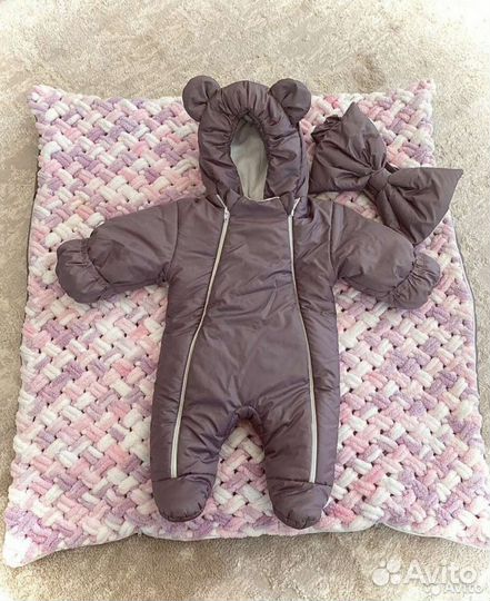 Комбинезон, комплект на выписку зима