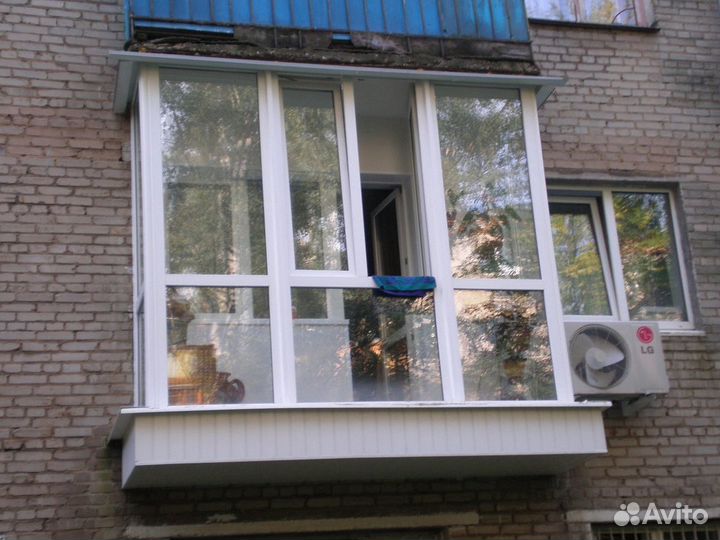 Окна в пол на балкон