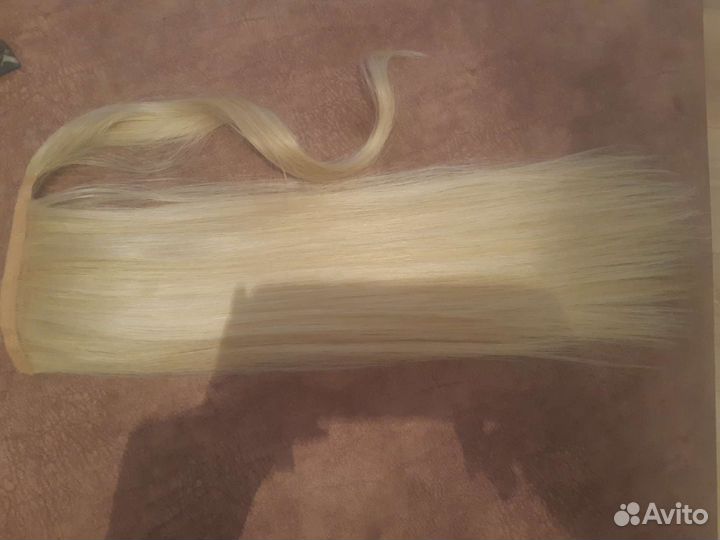 Хвост из термоволос