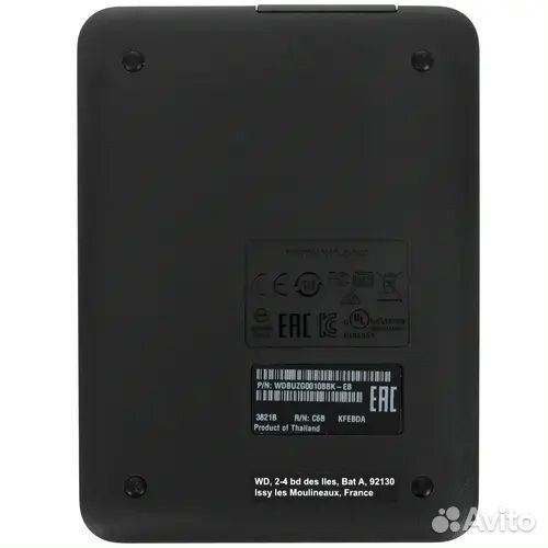 Внешние жесткие диски и SSD Wd wdbuzg0010BBK-wesn