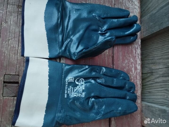 Перчатки рабочие прорезиненные