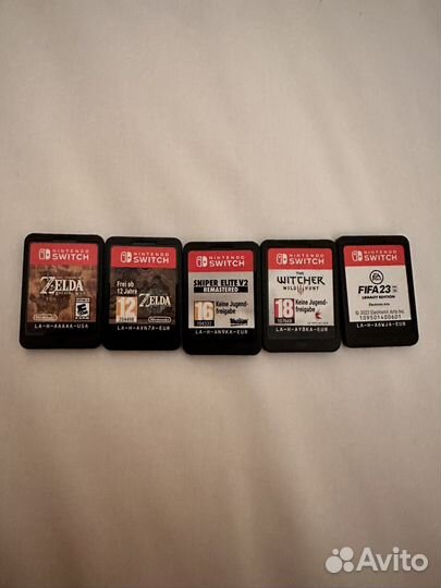 Nintendo switch oled с играми