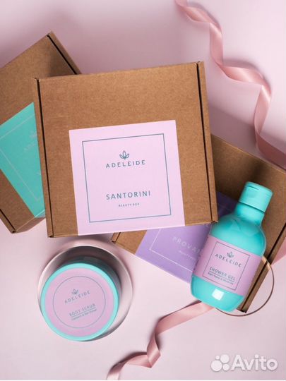 Подарочный набор гель для душа и скраб