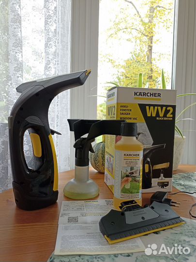 Стеклоочиститель karcher wv 2 black edition