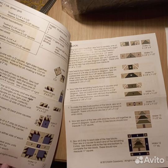 Набор для шитья покрывала в стиле пэчворк