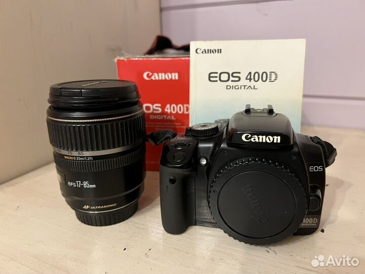 Зеркальный фотоаппарат canon 400d