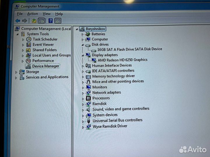 Неттоп/тонкий клиент Dell 2 ядра 4Гб SSD