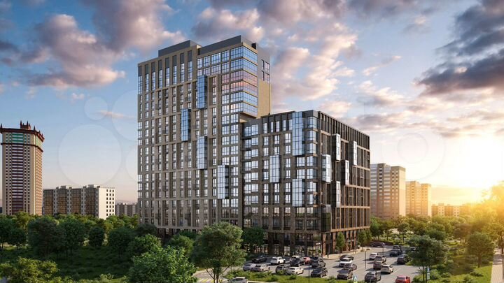 2-к. квартира, 81,5 м², 6/19 эт.