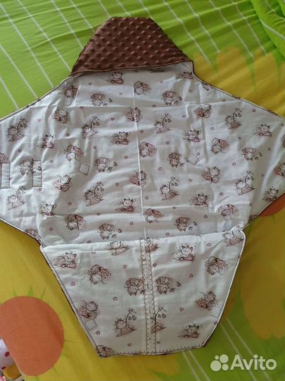 Конверт для малыша из плюша минки