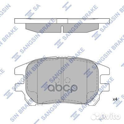 SP1967 колодки дисковые п. Lexus RX300 00-03
