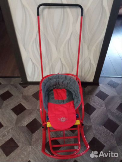 Детские зимние санки