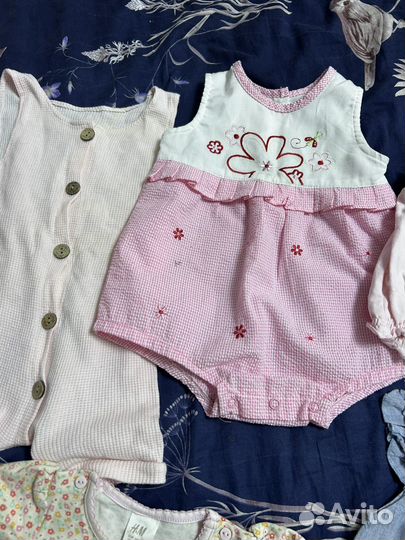 Летние вещи на девочку 68 74