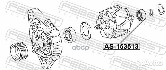 Подшипник генератора 6303