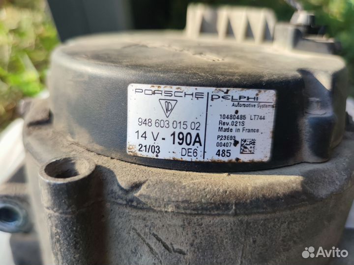 Генератор porsche cayenne