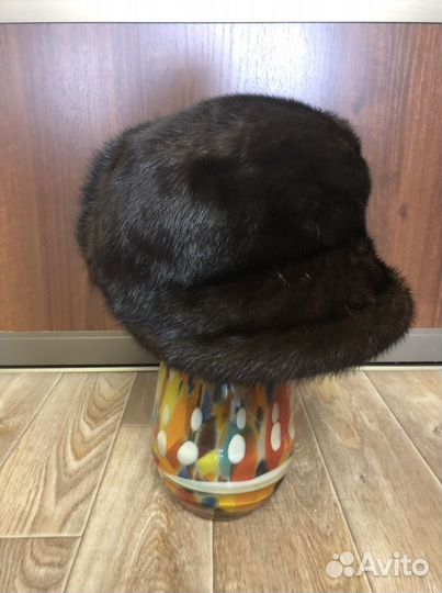 Норковая шапка женская 56-58