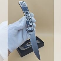 Нож складной дамаск blue, Грозный