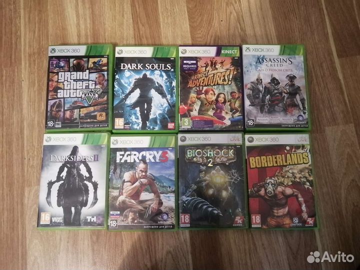 Xbox 360 с кинектом и 16 играми