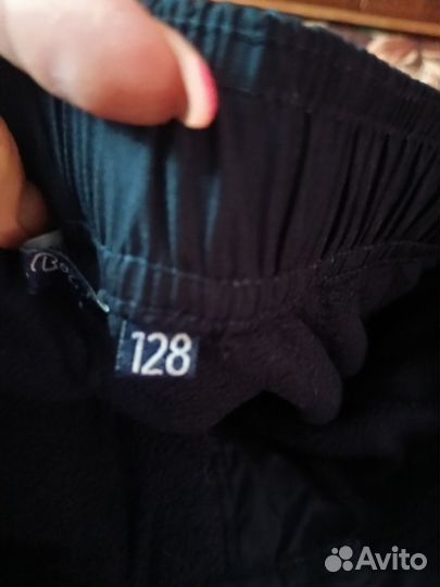 Брюки зимние для мальчика 128 размер