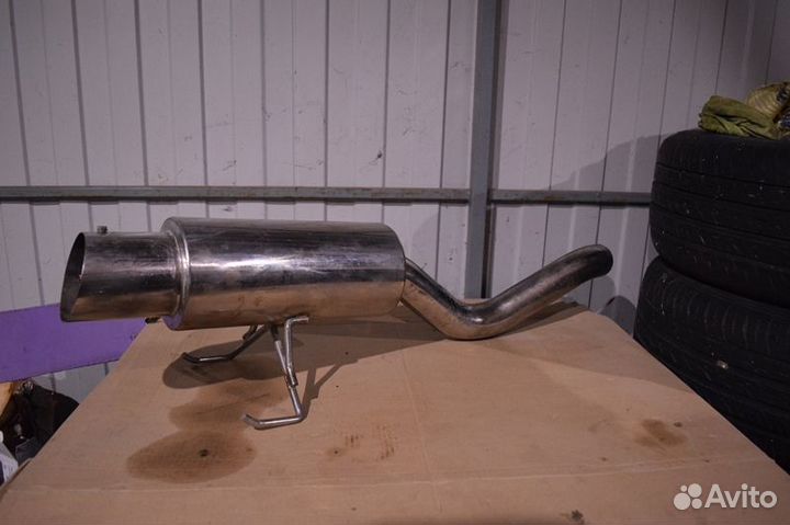 Глушитель прямоточный для Honda civic EJ/EK