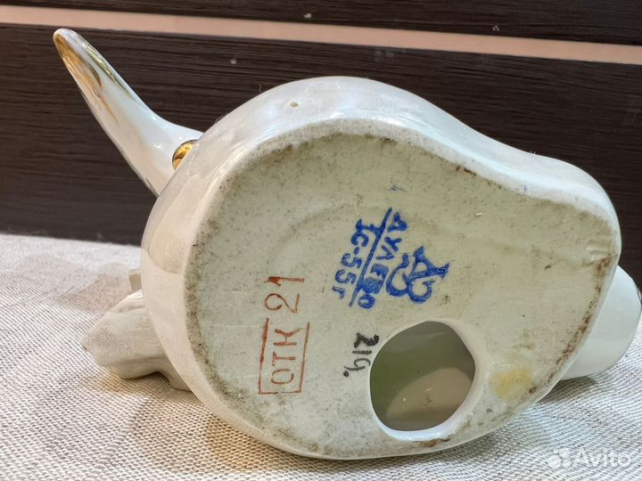 Статуэтка Рыба карп фарфор