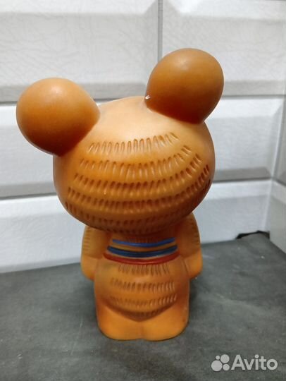 Олимпийский мишка игрушка резина