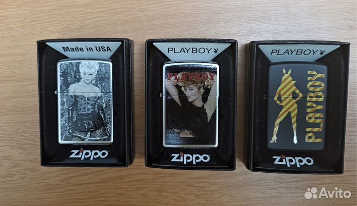Зажигалки Zippo PlayBoy оригиналы новые