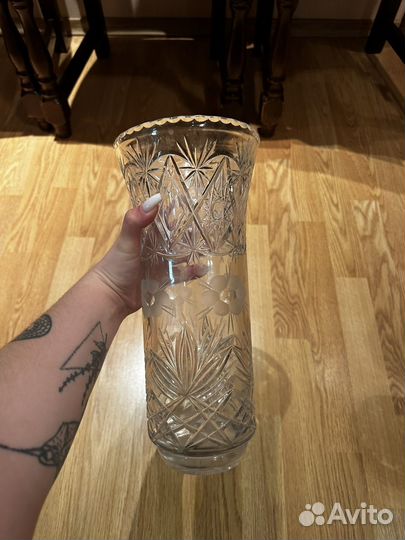 Хрустальная ваза