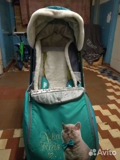 Коляска санки