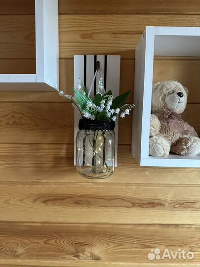 Дизайнерское панно со светодиодной гирляндой