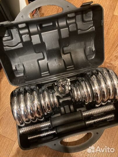 Набор гантелей в кейсе 30кг