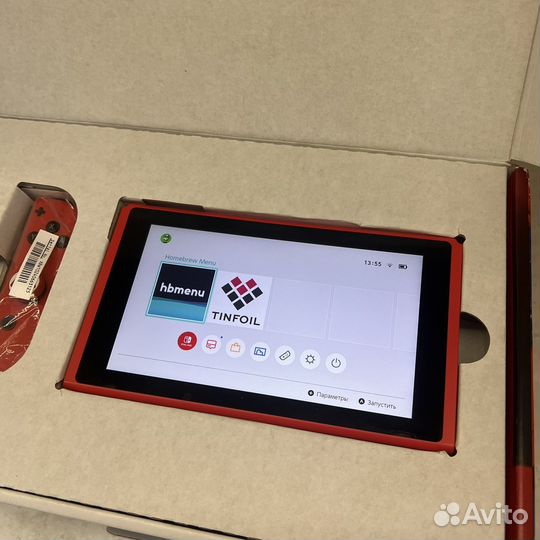 Прошитая Nintendo Switch rev. 2 Mario 256 gb