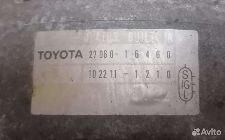 Генератор Toyota Corolla 4A-FE, 5A-FE, 7A-FE