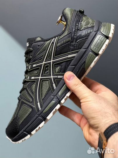 Кроссовки asics хаки мужские