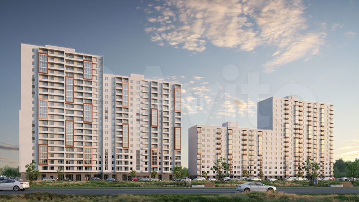 Квартира-студия, 22,7 м², 16/17 эт.